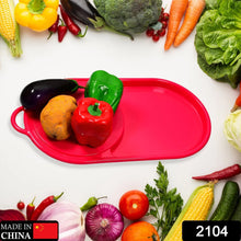 Plastic Kitchen Chopping Board with Tray – Convenient for Food Prep and Storage - Justgrabit Inc.