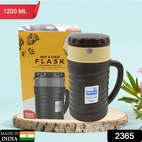 Stainless Steel Thermos Flask (Multiple Sizes): Travel Mug, Coffee, Tea (Leakproof) - justgrabit.in | Just Grab It