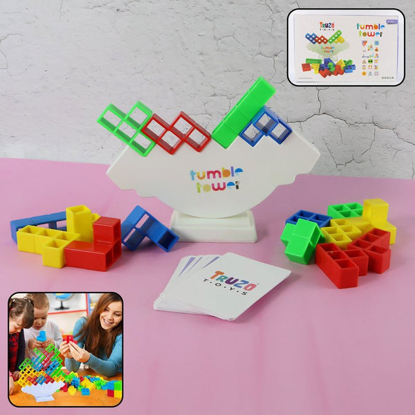 Tumble Tower Balancing Blocks Game Set (1 Set) - justgrabit.in | Just Grab It