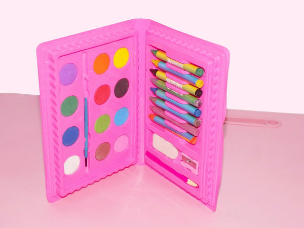 Coloring Combo Colors Box Color Pencil, Crayons, Water Color, Sketch Pens (Set of 24) - Justgrabit Inc.