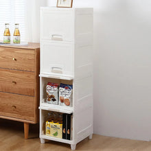Multipurpose Storage Cabinet, Storage Solutions plastic drawers || Multi Layer Wardrobe Storage Drawers || Foldable Multipurpose Drawer Units For Kitchen, Bathroom, Bedroom, Cloth (4 Layer) - justgrabit.in | Just Grab It