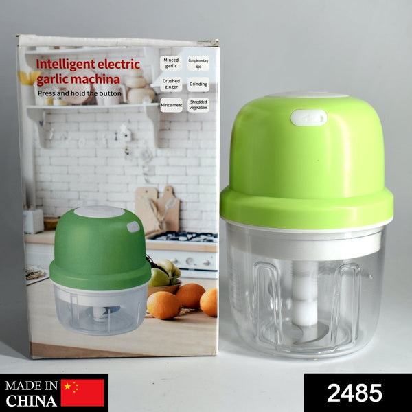 USB Rechargeable Electric Chopper Fruit Vegetable Onion Chopper Garlic Chopper - justgrabit.in | Just Grab It
