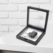 Suitcase Shape Nail Clipper Keychain Key & 3D Floating Frame Display Case (1 Set) - justgrabit.in | Just Grab It
