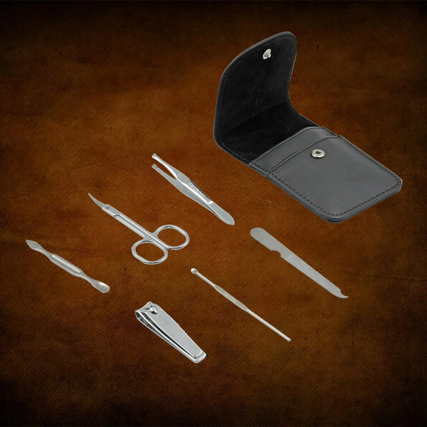6 - in - 1 Professional Nail Care Kit: Clippers, Scissors & More Nail cutter (Travel or Home) - Justgrabit Inc.