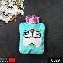 Doremon Cartoon Small Hot Water Bag with Cover for Pain Relief - Justgrabit Inc.