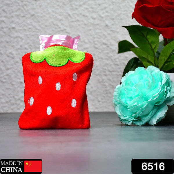 Strawberry Design Relief: Mini Hot Water Bag for Neck & Shoulders - Justgrabit Inc.