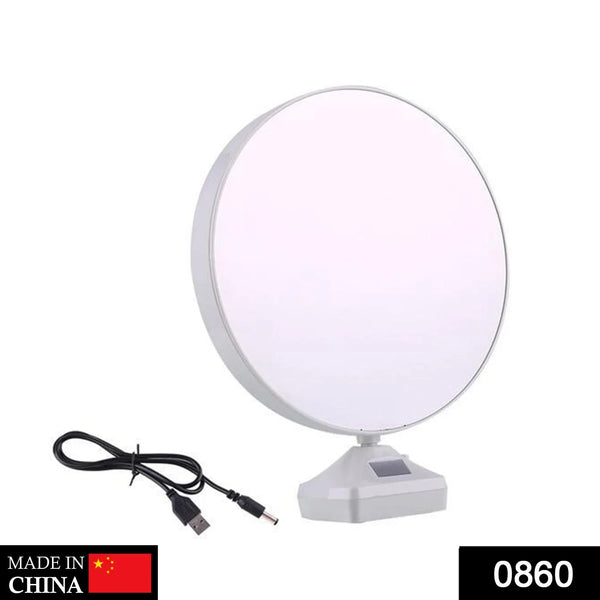 Plastic 2 in 1 Mirror Come Photo Frame with Led Light - justgrabit.in | Just Grab It