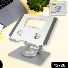 Aluminum Alloy 360°Rotating Bracket, Adjustable Tablet Stand, Portable Foldable Ergonomic Tablet Support - justgrabit.in | Just Grab It