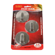 Self - Adhesive Hooks, Heavy Duty Wall Hooks Hangers Stainless Steel Waterproof Sticky Hooks for Hanging Robe Coat Towel Kitchen Bathroom and. - justgrabit.in | Just Grab It