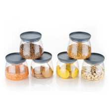 Matka Shaped Jar with Air Tight & Leak Proof Lid (Multicolour) (Set of 6) (900Ml) - Justgrabit Inc.