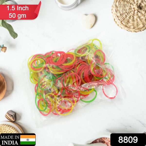 RUBBER BAND FOR OFFICE/HOME AND KITCHEN ACCESSORIES ITEM PRODUCTS, ELASTIC RUBBER BANDS, FLEXIBLE REUSABLE NYLON ELASTIC UNBREAKABLE, FOR STATIONERY, SCHOOL MULTICOLOR - justgrabit.in | Just Grab It