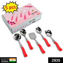 Stainless Steel Serving Spoon Set 5 pcs. - Justgrabit Inc.