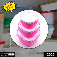 3 Pc Multi - Purpose Container used in all kinds of household and official purposes for storing food and stuffs etc. - Justgrabit Inc.