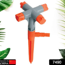 360° Rotating Garden Sprinkler – Adjustable 4 - Arm Lawn Water Sprayer - justgrabit.in | Just Grab It