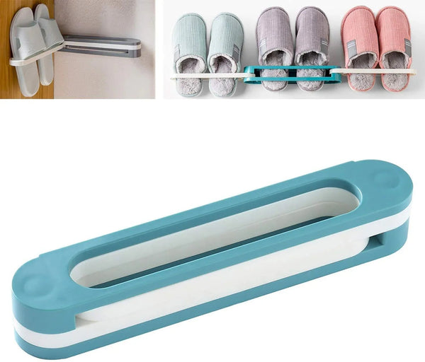 Multifunction Folding Slippers / Shoes Hanger Organizer Rack - Justgrabit Inc.