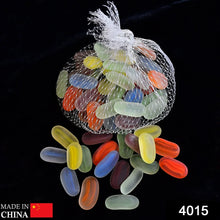 Glass Gem Stone, Flat Round Marbles Pebbles for Vase Fillers, Attractive pebbles for Aquarium Fish Tank. - Justgrabit Inc.