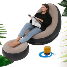 Portable Indoor/Outdoor Air Sofa, couch & Pump - justgrabit.in | Just Grab It