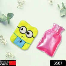 Minions Hot Water Bag - 2 - Eye Design with Cover for Pain Relief & Warming - Justgrabit Inc.