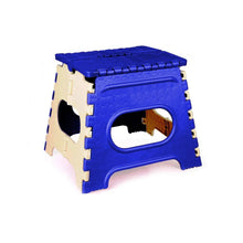 2009_12 Inch Plastic Folding Step Stool for Kids and Adults with Handle (Multicolor) - Justgrabit Inc.