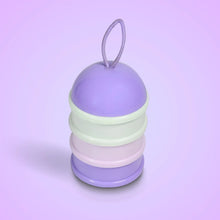 3 Layer Cute Portable Baby Food Milk Powder Storage Box Bottle Container Milk Powder Baby Food Container Bowl. (Purple) - justgrabit.in | Just Grab It