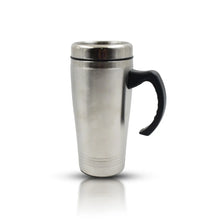 Stainless Steel Vacuum Glass Insulated Glass Coffee Cups, Tumbler (With Lid & Handle / 1 pc) - Justgrabit Inc.