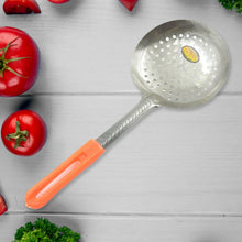 Colander Spoon, Non Slip Hand Polished Thickened Hot Pot Spoon for Kitchen for Restaurant, Stainless Steel Cooking Colander Skimmer Slotted Spoon Kitchen Strainer Ladle with Long Handle for Kitchen Cooking Baking (35 Cm) - Justgrabit Inc.
