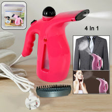 Portable 4 in 1 Handheld Garment Steamer & Facial Steamer Electric Iron Steam Portable Handy Vapor Steamer - Justgrabit Inc.