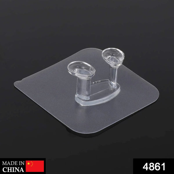 Transparent Multi - Function Wall Storage Hooks - Justgrabit Inc.