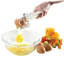 Plastic Handheld Egg Cracker with Separator - Justgrabit Inc.