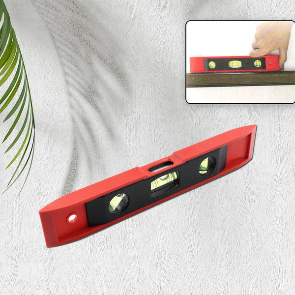3 Bubble Mini Spirit Level Plastic Torpedo Carpenter's Spirit Level Measurement tools - justgrabit.in | Just Grab It