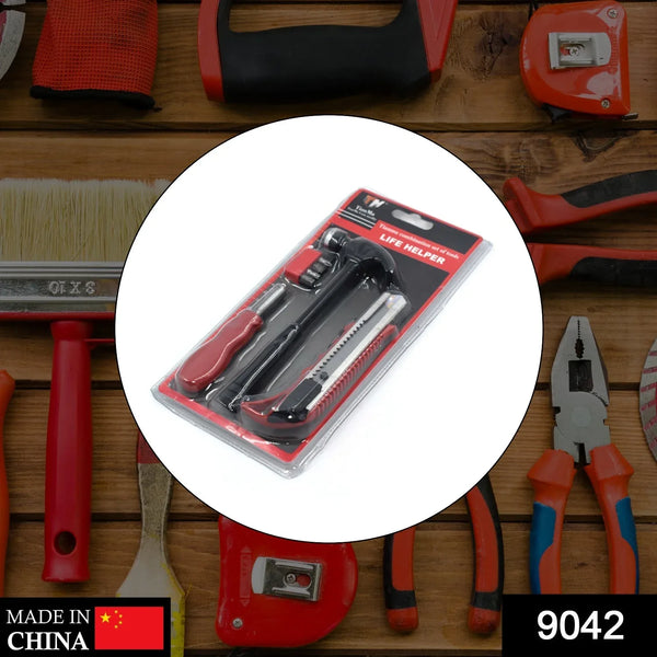 4PC HELPER TOOL SET USED WHILE DOING PLUMBING AND ELECTRICIAN REPAIRMENT IN ALL KINDS OF PLACES LIKE HOUSEHOLD AND OFFICIAL DEPARTMENTS ETC. - justgrabit.in | Just Grab It