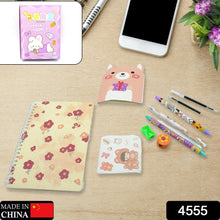 Cartoon Stationery Box Cartoon Design School Box Book , diary , Pen , Eraser, Sharpner , Sticker & Pen Refill Student Gift School box (1 box) - justgrabit.in | Just Grab It