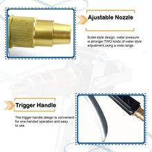 Durable Gold Color Trigger Hose Nozzle Water Lever Spray - Justgrabit Inc.