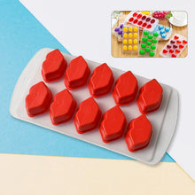 Silicone Mold Ice Cube Tray Creative Sweet Multi Type Ice Tray, Ice Cube Trays Multi Fruit Shape Ice Tray (1 Pc) - justgrabit.in | Just Grab It