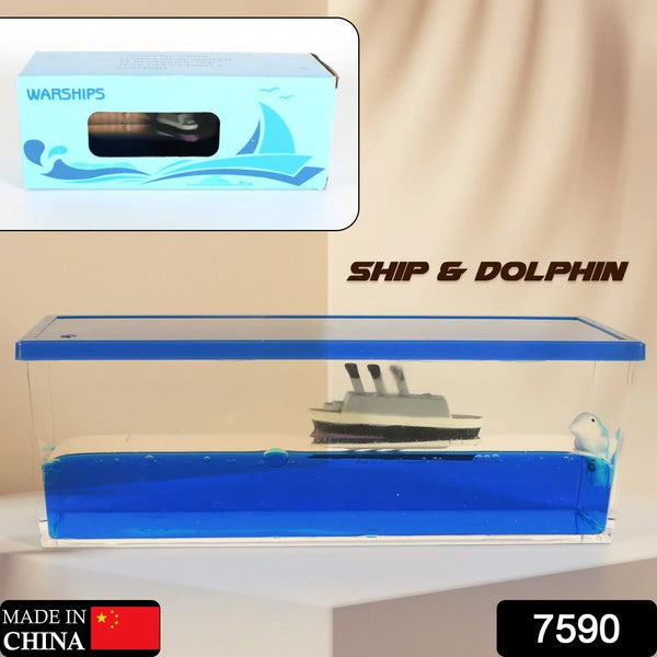 Car Interior Dashboard Decoration Floating Water Cruiser Ship Iceberg Ornament Car Interior Decoration for Birthday Gifts, Home Decor Suitable for Home Show Car Decoration, Gifts, Desk or Paperweight - justgrabit.in | Just Grab It