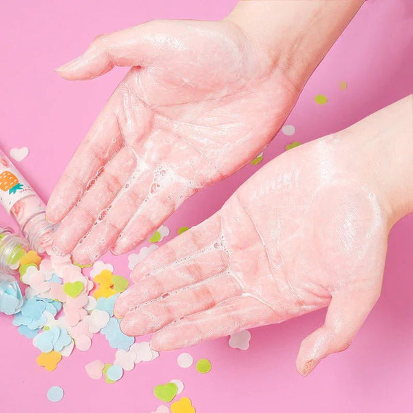 Portable Hand Washing Bath Flower Shape Paper Soap Strips In Test Tube Bottle - Justgrabit Inc.