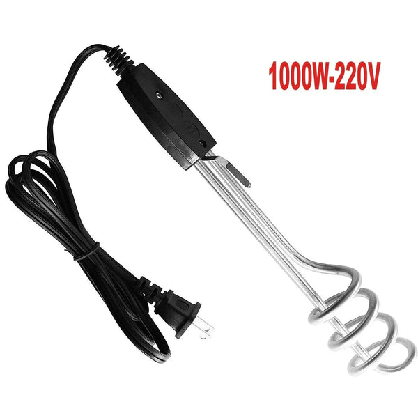 1000W - 220V Water Heater Portable Electric Immersion Element Boiler - Justgrabit Inc.