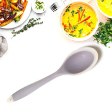 Multipurpose Silicone Spoon, Silicone Basting Spoon Non - Stick Kitchen Utensils Household Gadgets Heat - Resistant Non Stick Spoons Kitchen Cookware Items For Cooking and Baking (1 pc) - justgrabit.in | Just Grab It