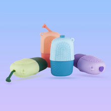 Ice Roller & Scrubber For Face | Face Massager | Reusable Silicone Facial Ice Roller For Glowing & Tighten Skin (1 Pc) - justgrabit.in | Just Grab It