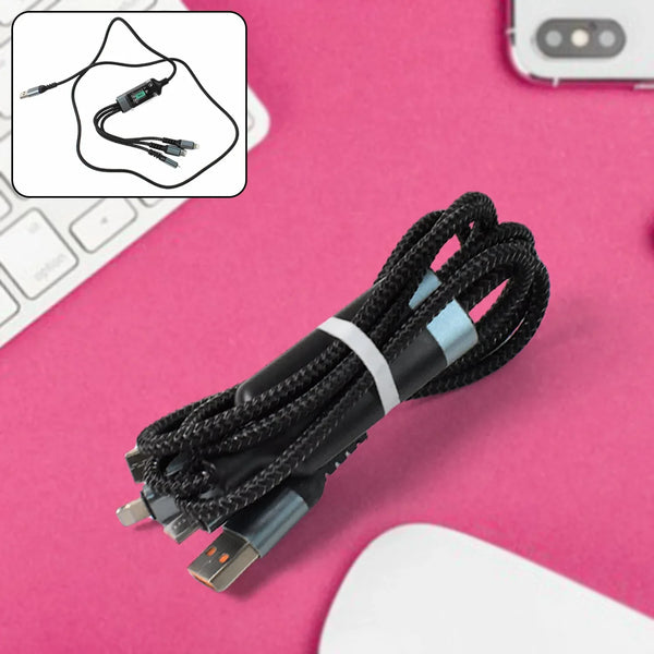 3 - in - 1 Super Fast Charging Cable 100w - justgrabit.in | Just Grab It