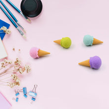 Cone Eraser for Girls & Boys / Eraser for School B'Day Return Gift Party Doughnut Lollipop Ice Cream Theme Shape Erasers Pencils Set for Kids Educational Stationary kit, School Supplies (1 Set 4 Pc) - justgrabit.in | Just Grab It