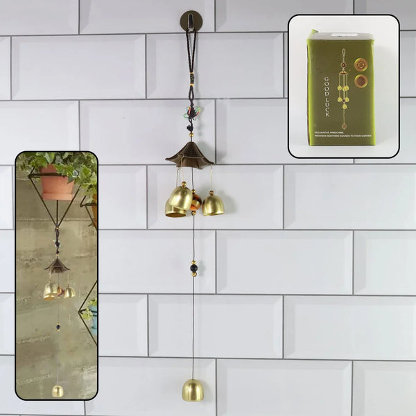 Metal Feng Shui Wind Chime Bell - (1 Pc) - justgrabit.in | Just Grab It