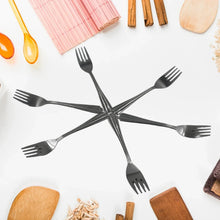Steel Forks Set of 6 - Fork Set for Home and Kitchen Fork High Quality Premium Fork Set (6 Pc Set ) - justgrabit.in | Just Grab It