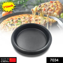 Round Shape Carbon Steel Non - stick Baking Tray (11 Inch) - Justgrabit Inc.