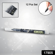 Large Black Roller ball Pens / Gel Pen Set Drawing Writing Pen 0.5 mm (12 Pcs Set) - justgrabit.in | Just Grab It