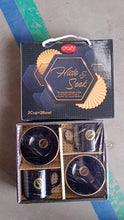 Hide & Seek Ceramic Tea / cups With Round Serving Bowl (4 Pcs set) - justgrabit.in | Just Grab It