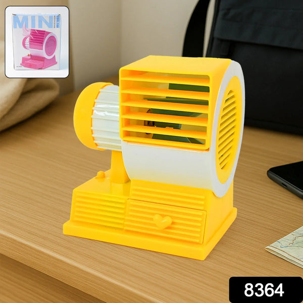Mini Dual - Blade Portable USB Table Fan - Justgrabit Inc.