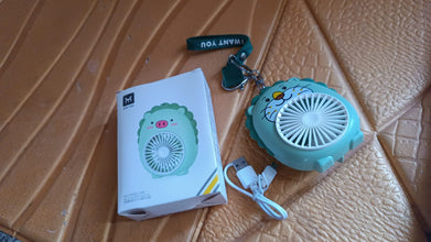 Cartoon USB Handheld Fan Portable Outdoor Mini Desktop Office Fan - justgrabit.in | Just Grab It