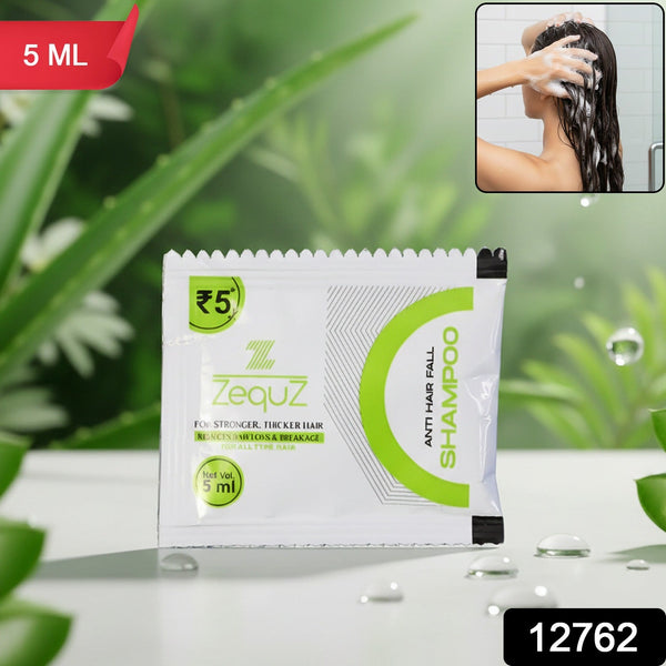 Zequz Anti - Hair Fall Strengthening Shampoo Sachet (5 ML / 1 Pc) - justgrabit.in | Just Grab It