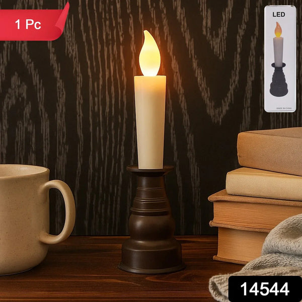 Premium LED Flameless Candle with Holder (1 Pc) - Justgrabit Inc.
